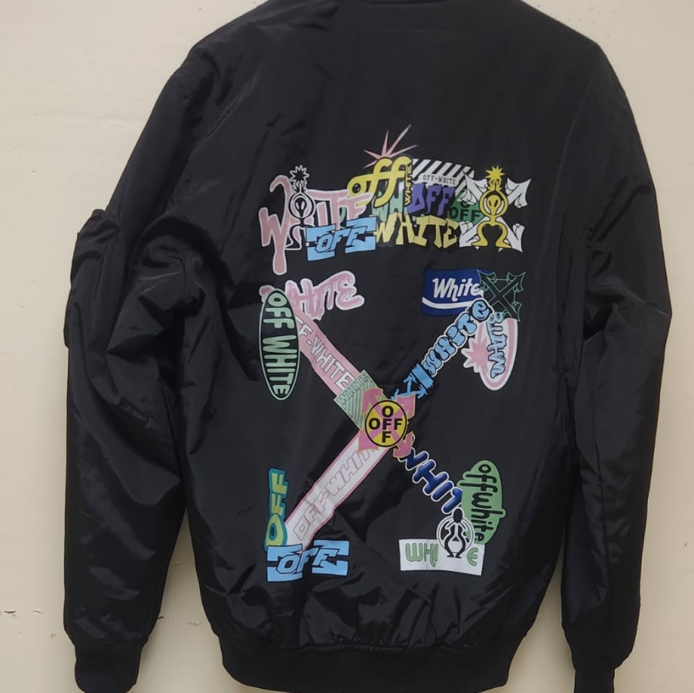 Off white Bomber jackets - Picture 6 of 8